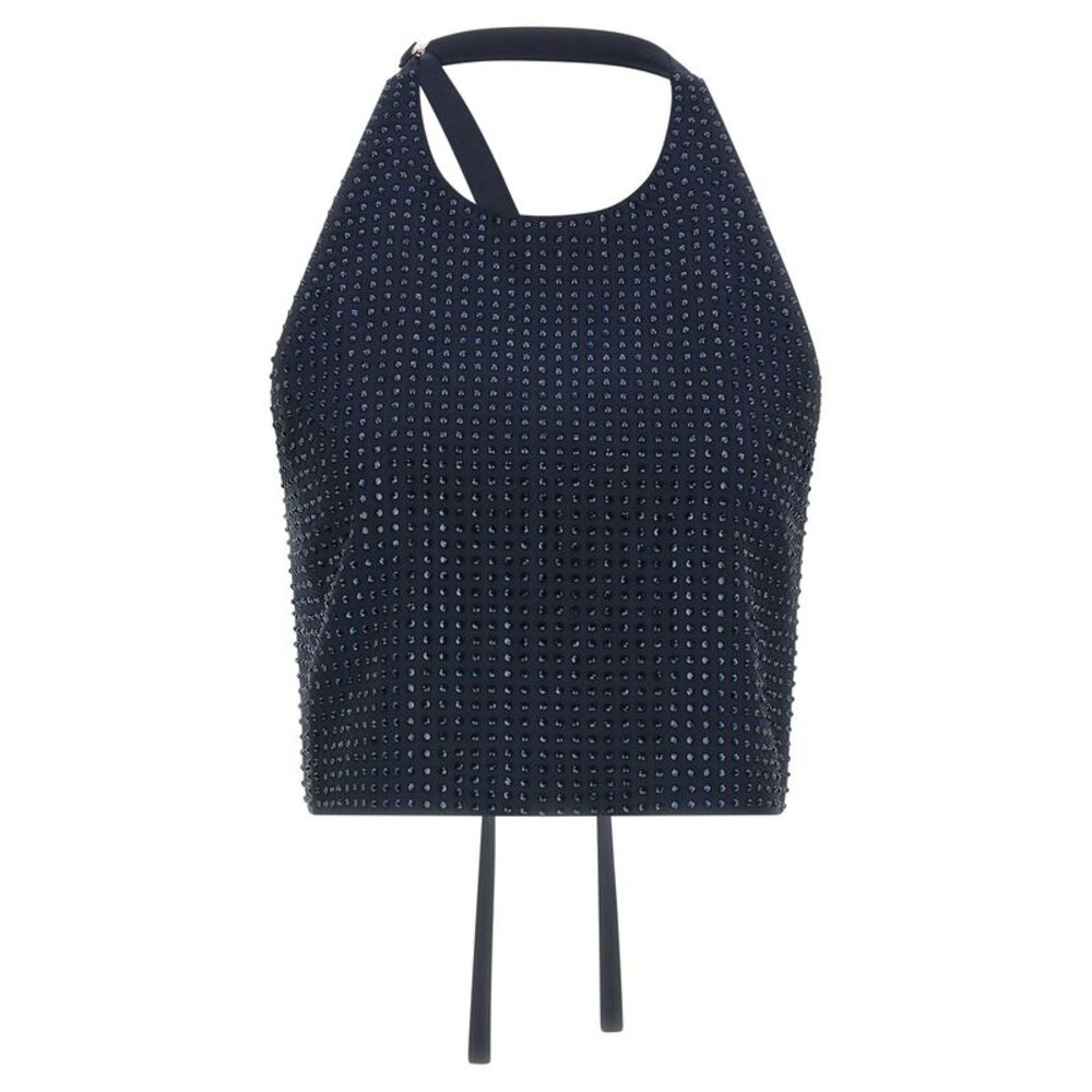 PINKO Blue Polyester Tank Women's Tops